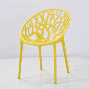 Chaise simple en plastique anti-corrosion et résistant à l'usure