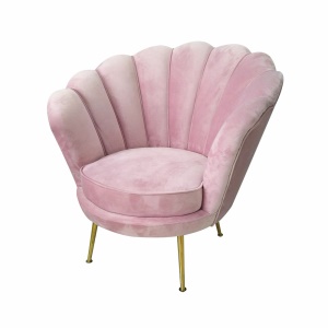Canapé-fauteuil en tissu doux et bois massif