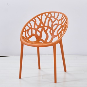 Chaise simple en plastique anti-corrosion et résistant à l'usure