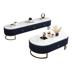 Table basse TV Meuble en marbre