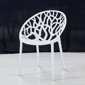 Chaise simple en plastique anti-corrosion et résistant à l'usure