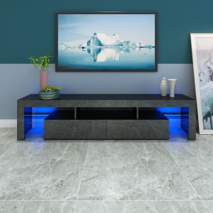 Meuble TV avec lumière LED