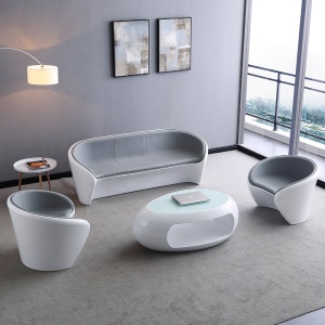 Ensemble de table en verre trempéet et chaise éponge