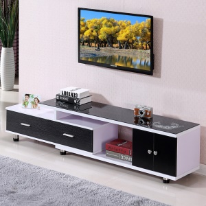 Meuble TV en verre trempé