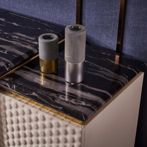 Meuble TV en acier inoxydable