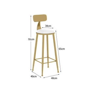 Chaises et Table de bar en marbre