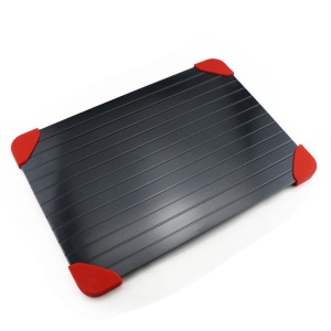 Plaque de décongélation en aluminium avec protection en silicone