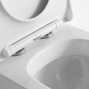 Toilettes  à fond plat  silencieuse et économe en eau
