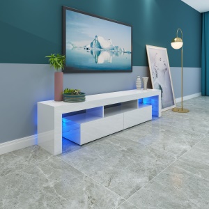 Meuble TV avec lumière LED