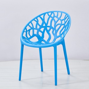 Chaise simple en plastique anti-corrosion et résistant à l'usure