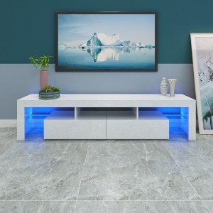Meuble TV avec lumière LED
