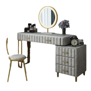 Set de table de maquillage avec flanelle et  miroir LED