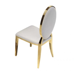 Chaise de salle en éponge et acier inoxydable
