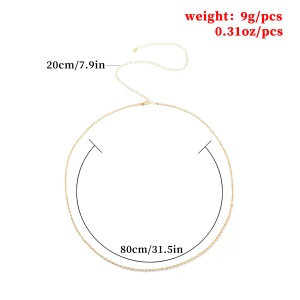 Chaîne de taille pour femme en Alliage