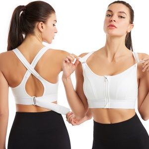 Sous-vêtement Femme de sport en nylon respirant avec fermeture