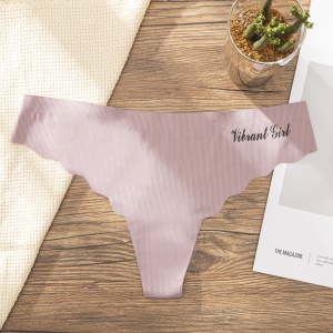 Femme Thong sexy culotte invisible en coton respirant