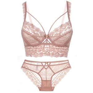 Ensemble de lingerie pour femmes en dentelle 2 pièces