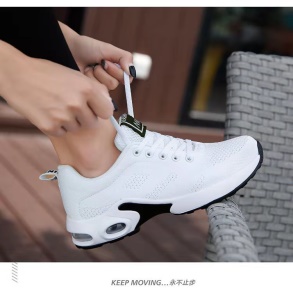 Chaussure de sport pour femme en maille coussin d'air PU