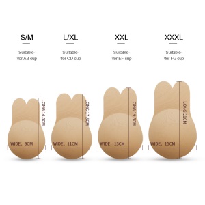 Soutien-Gorge Invisible Silicone Adhésif