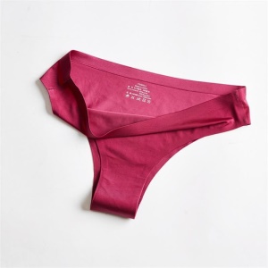 Culotte femme sans trace soie glacée simple et confortable
