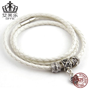 Bracelet en cuir tressé