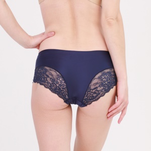 Culotte femme en soie glacée respirant taille moyenne antibactérienne