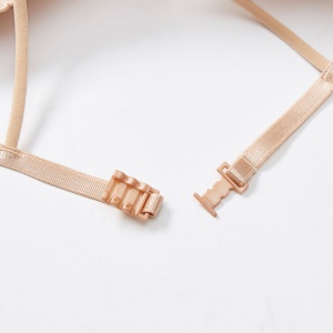 Soutien-gorge femm en coton à une rangée de boucles
