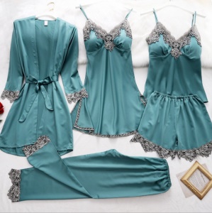 Pyjama femme ensemble de cinq pièces