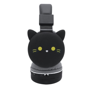 Casque Bluetooth pliable avec dessin animé
