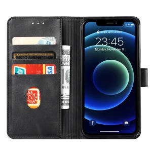 Étui en cuir véritable pour IPhone Style portefeuille Coque de protection