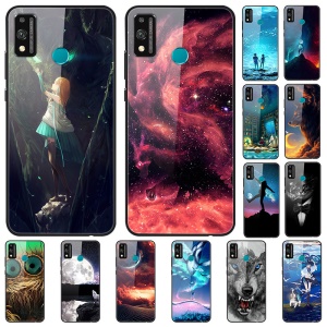 Coque de protection en verre trempé pour téléphone mobile HONER 9X lite