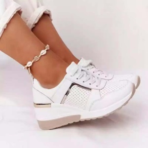 Chaussures décontratés pour femmes à talon haut Semelle épaisse