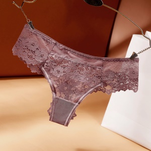 Culotte femme en cotton dentelle respirant
