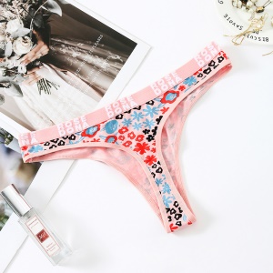 T-string femme sexy culotte en cotton taille basse