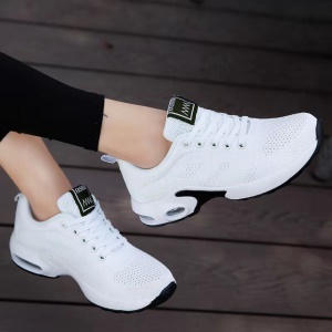 Chaussure de sport pour femme en maille coussin d'air PU