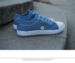 Chaussures casual plates pour femmes tissu mailles