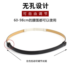 Ceinture en cuir artificiel femme boucle en alliage