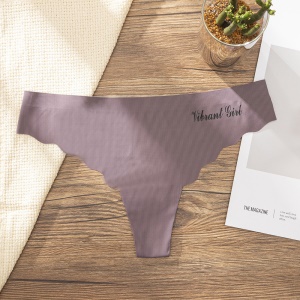 Femme Thong sexy culotte invisible en coton respirant