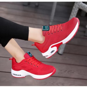 Chaussure de sport pour femme en maille coussin d'air PU