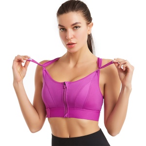 Sous-vêtement Femme de sport en nylon respirant avec fermeture
