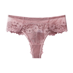 Culotte femme en cotton dentelle respirant