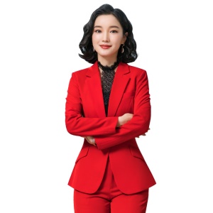 Costume femme ensemble de 2pcs (blazer chic+pantalon) en fibre de polyester