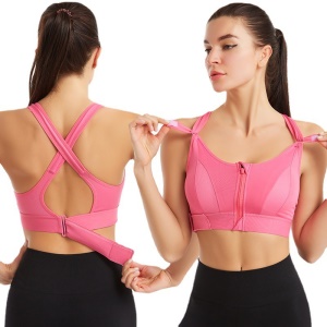 Sous-vêtement Femme de sport en nylon respirant avec fermeture