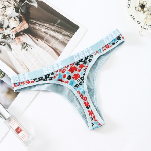 T-string femme sexy culotte en cotton taille basse