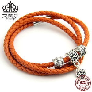 Bracelet en cuir tressé