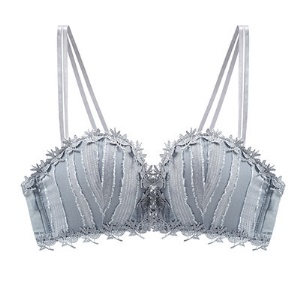 Soutien-gorge femme nylon dentelle push up antidérapant
