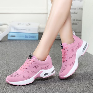 Chaussure de sport pour femme en maille coussin d'air PU