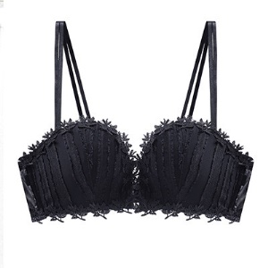 Soutien-gorge femme nylon dentelle push up antidérapant