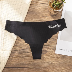 Femme Thong sexy culotte invisible en coton respirant