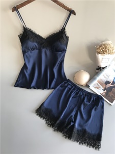 Pyjama femme ensemble de deux pièces en dentelle